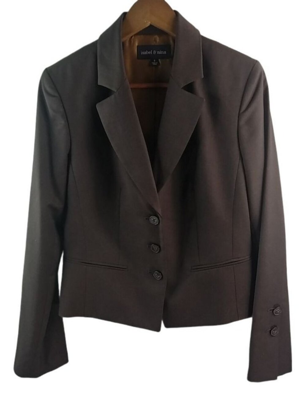 Isabel & Nina 8 Chocolate Suit Blazer